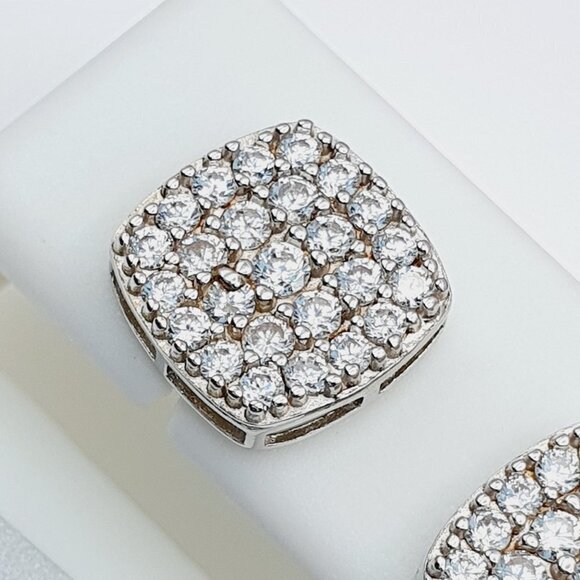 "925 Sterling Silver Cubic Zirconia Earrings, U19254556 - Picture 2 of 11